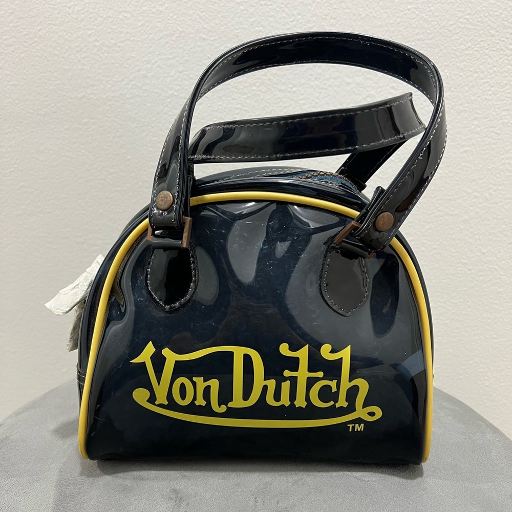 Mini Von Dutch Originals Y2K Tinted See-thru Vinyl Bag